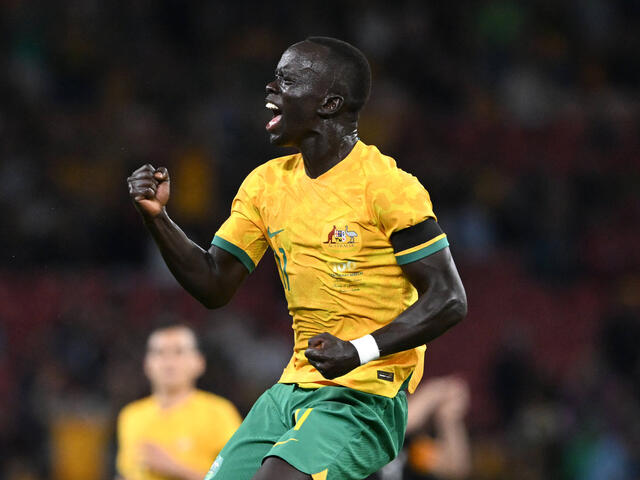 Australian footballer Awer Mabil